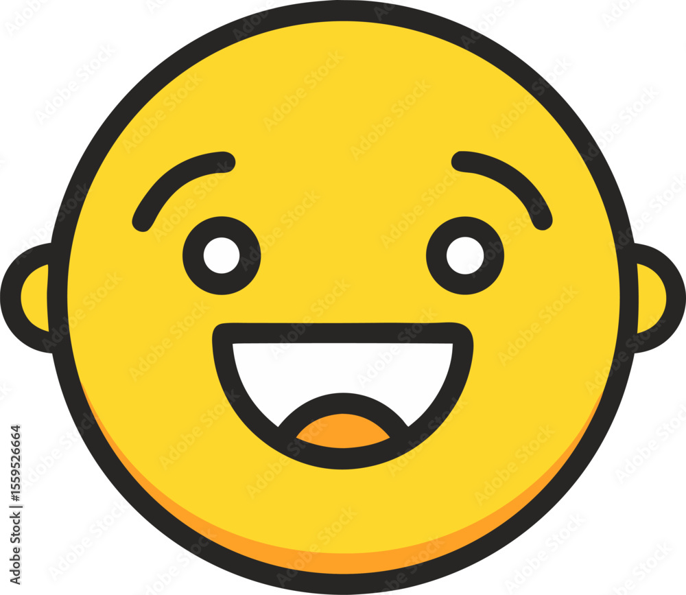 Fototapeta premium Emoji Icon vector icon