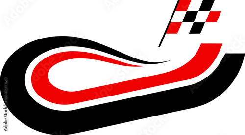 Race Track vector icon