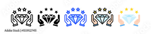 Value Icon Collection With Multiple Styles