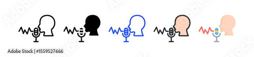 Voice Icon Collection With Multiple Styles