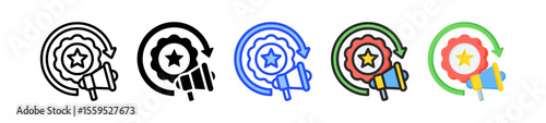 Rebranding Icon Collection With Multiple Styles