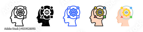 Adaptability Icon Collection With Multiple Styles