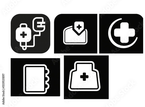 medical vector set