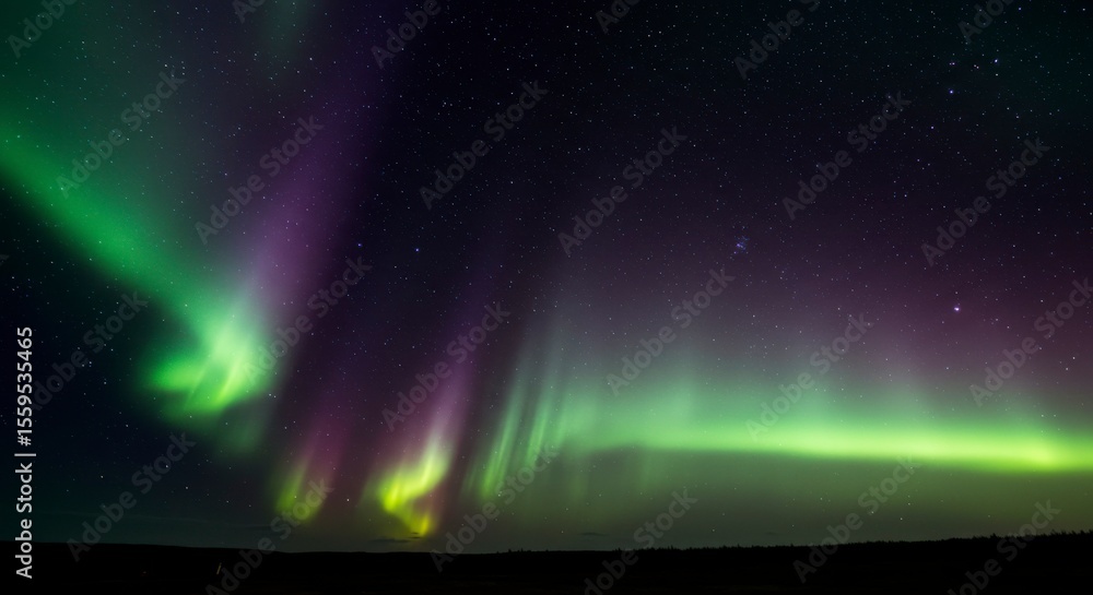 Obraz premium Northern Lights Aurora Borealis