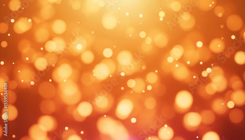 abstract orange bokeh background