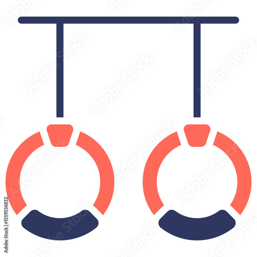 Gymnastics Rings Icon