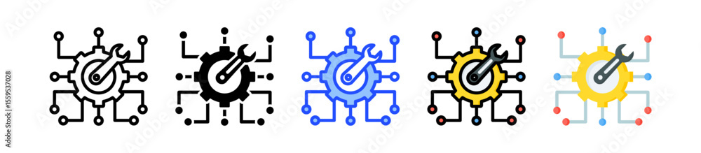 Function Icon Collection With Multiple Styles Function Icon Collection With Multiple Styles