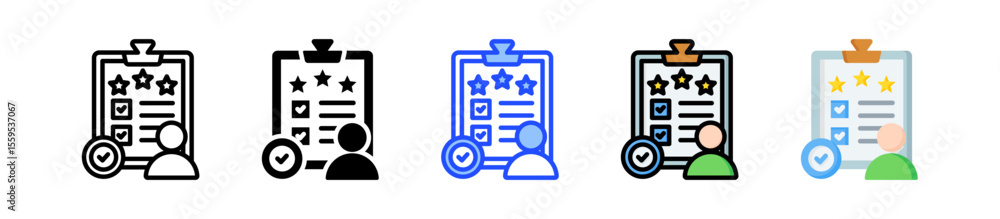 Evaluation Icon Collection With Multiple Styles Evaluation Icon Collection With Multiple Styles