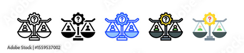 Bias Icon Collection With Multiple Styles