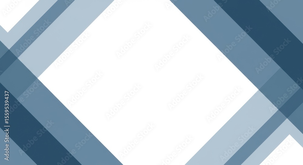 Fototapeta premium Photo of overlapping blue lines create a geometric abstract background with a clean and modern feel