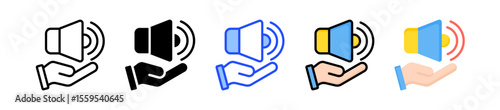 Volume Icon Collection With Multiple Styles