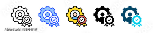 Proficiency Icon Collection With Multiple Styles