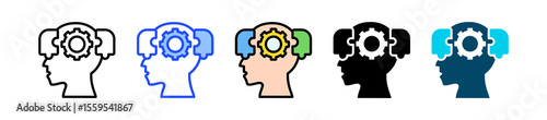 Resourcefulness Icon Collection With Multiple Styles