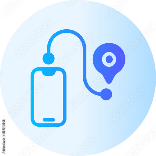 delivery gradient icon