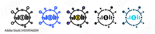 Revenue Streams Icon Collection With Multiple Styles