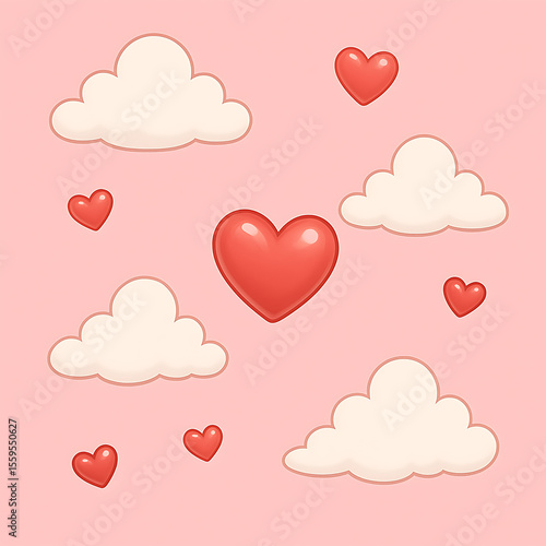 valentine hearts background