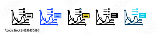 Chi Square Test Icon Collection With Multiple Styles