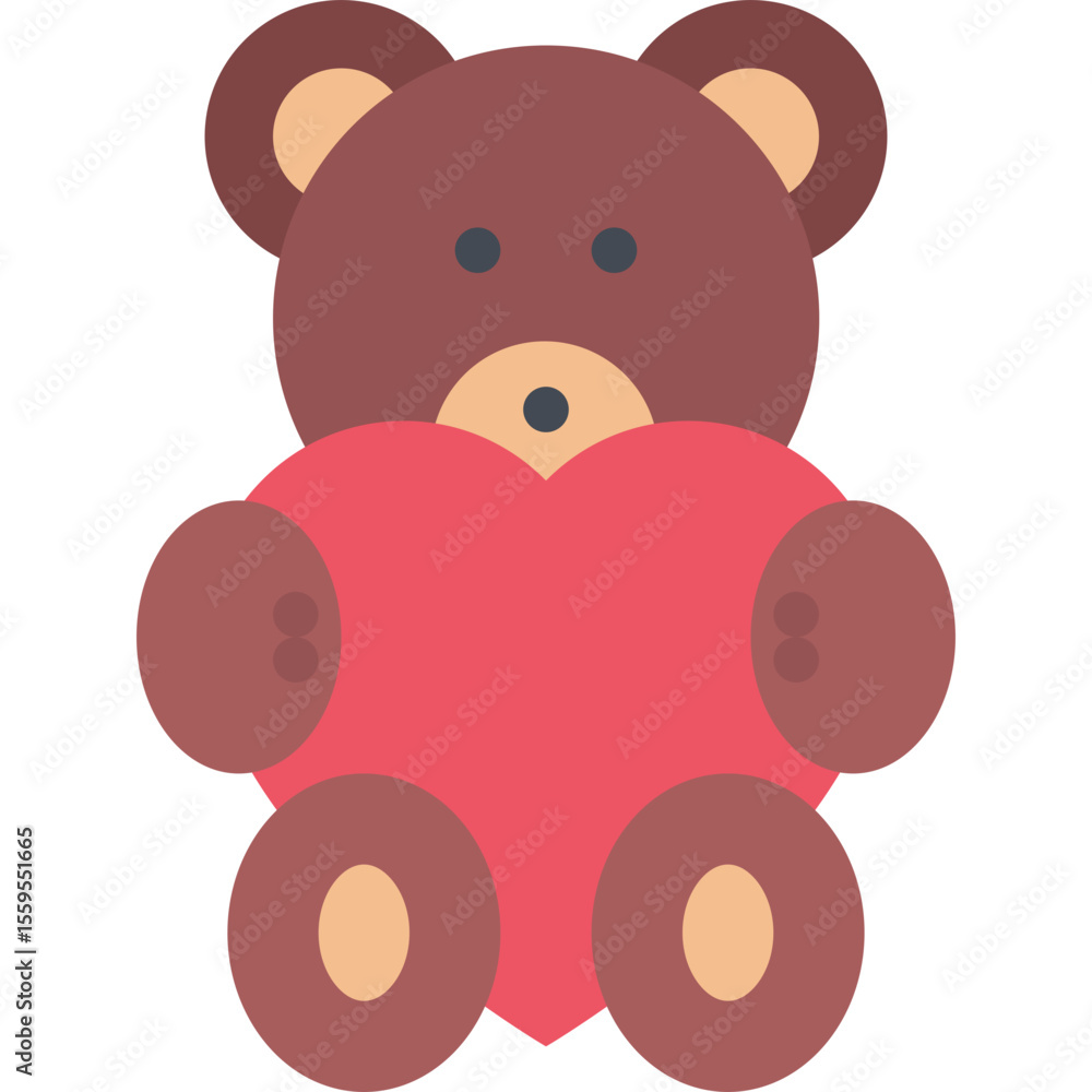 Obraz premium teddy bear icon