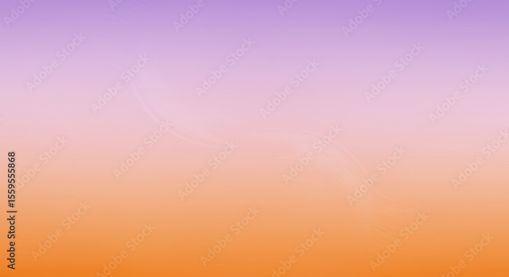 Fototapeta premium Photo of a smooth blend of purple and orange creates a soft, pastel gradient background