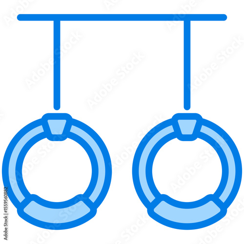 Gymnastics Rings Icon