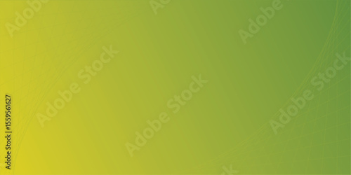 Harmony of Green Gradient with Curved Grid Lines on a Smooth Abstract Field. Background illustration