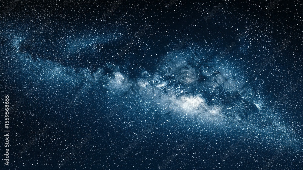 Obraz premium Vast expanse of the milky way galaxy.