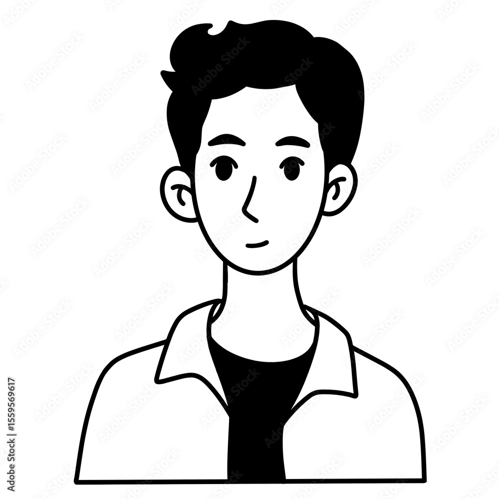 silhouette of a man icon illustration silhouette of a man icon illustration