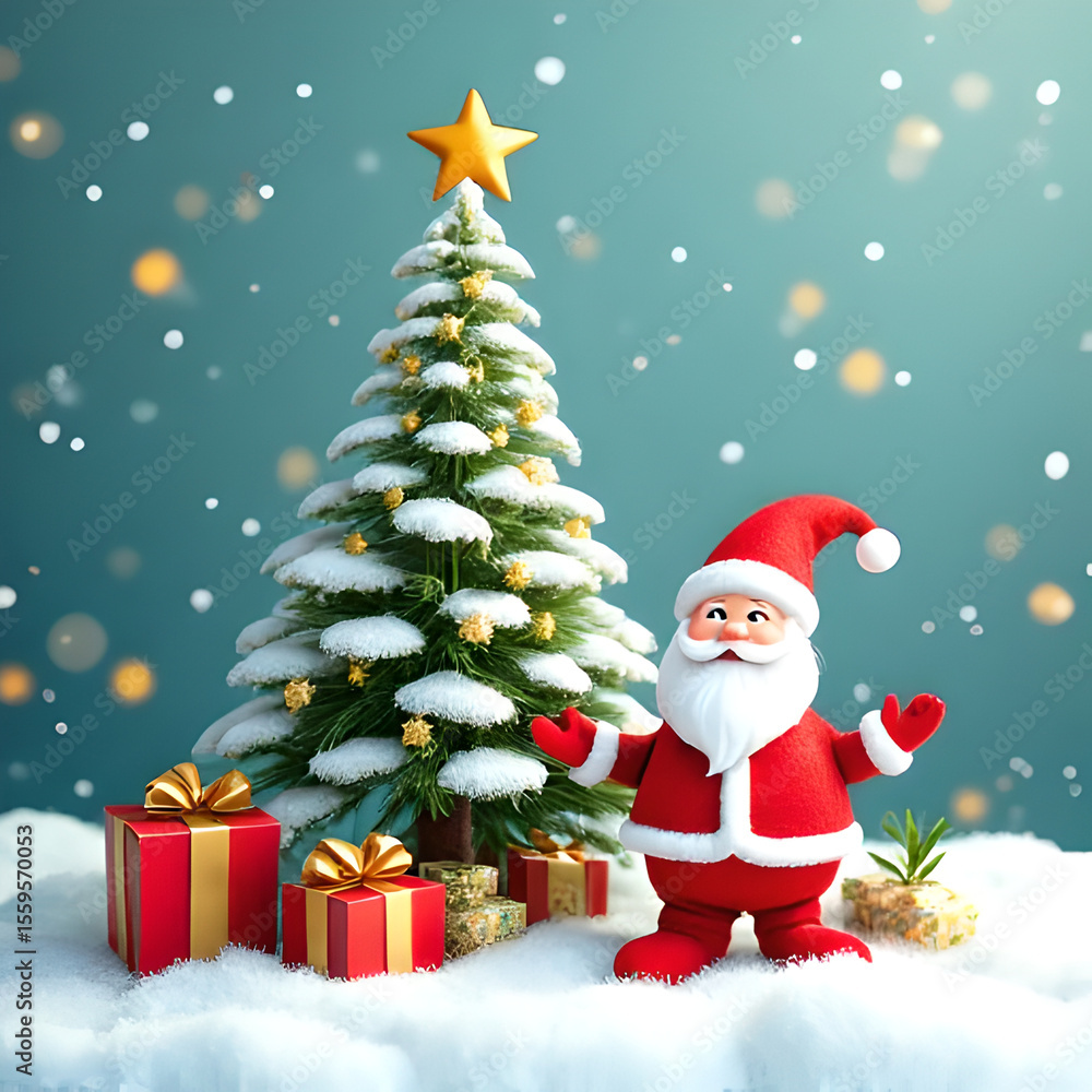 santa claus with gifts santa claus with gifts