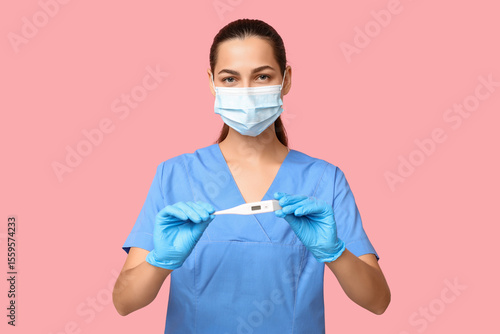 Portrait of female doctor i...