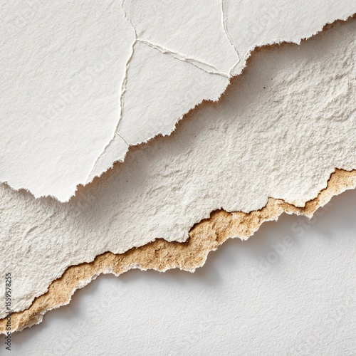 Realistic Torn Paper Texture Background Collection – High-Resolution Blank and Crumpled Paper Edge Effects for Collage, Scrapbook, and Graphic Design Projects