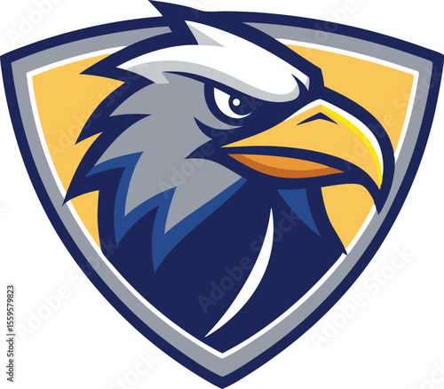 eagle logo cartoon mascot