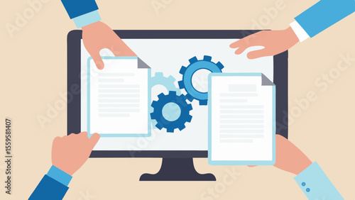 Teamwork and Collaboration on a Digital Project with Gears and Documents