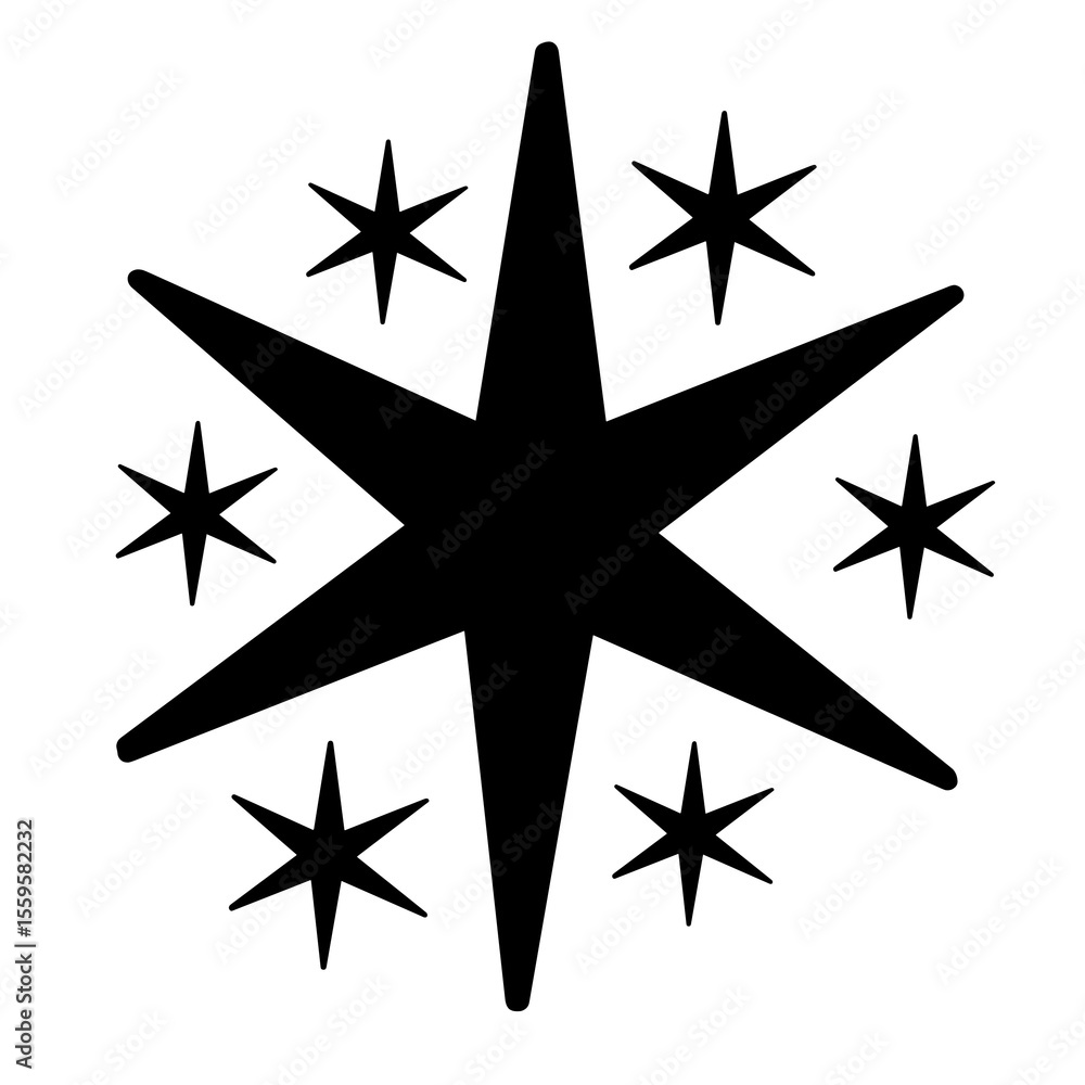 Fototapeta premium star icon illustration
