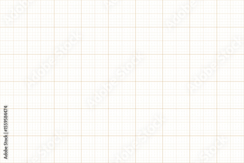 Transparent Background Grid Paper with Light Brown Lines – Vector Template