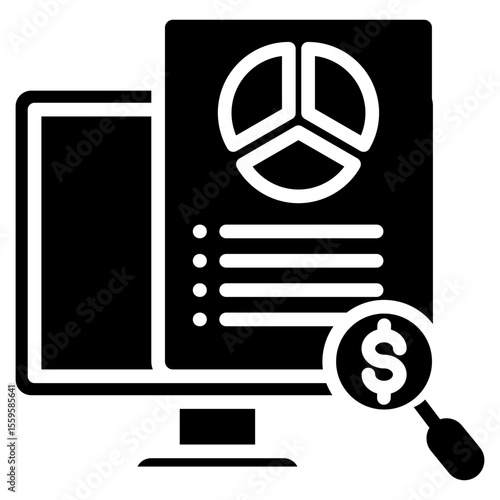 Expense Tracker glyph icon