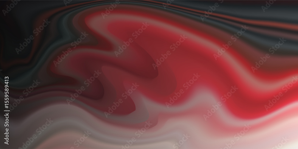 Obraz premium 3D rendering illustration texture of silk natural fabric with smooth pleats of red color. Realistic texture of silk background. abstract background