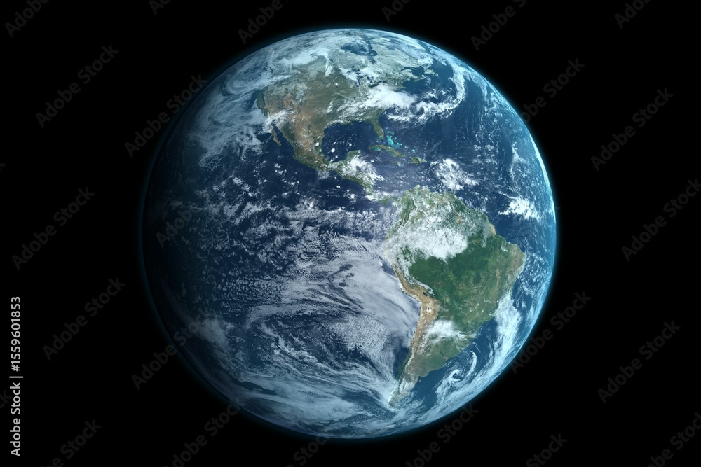 Computer gbraphic image of earth Computer gbraphic image of earth