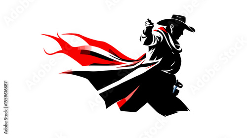 Cowboy Mascot Vector Set – Western Hero Icons
