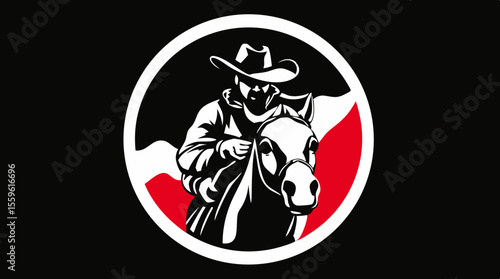Cowboy Mascot Vector Set – Western Hero Icons