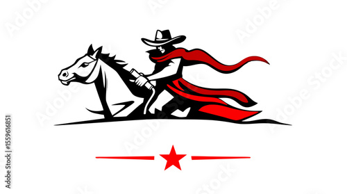 Cowboy Mascot Vector Set – Western Hero Icons