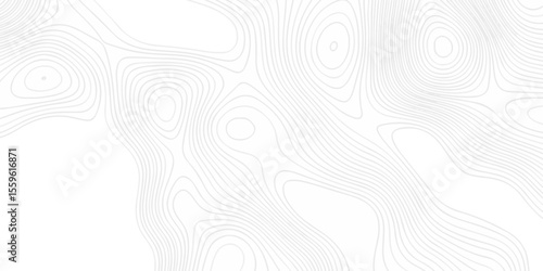 Abstract topography pattern seamless lines sea map modern design white background. Abstract digital topographic contour map concept space geometric strip grid line. Natural discovery of maps.	