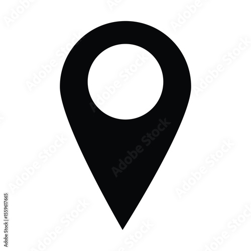 Location pin icon.Location and Map Pin Icon Set Vector Design.Location icon set.GPS location symbol collection. Flat style - stock vector.