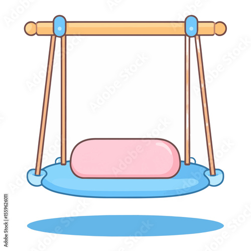 baby swing illustration