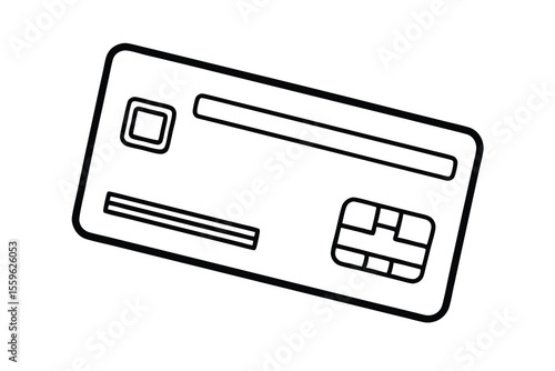 Credit card chip and magnetic stripe debit card payment card
