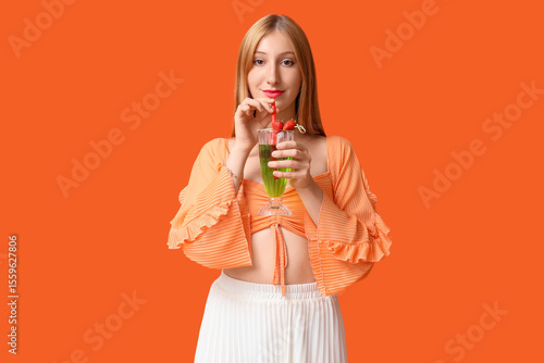 Beautiful young happy woman...
