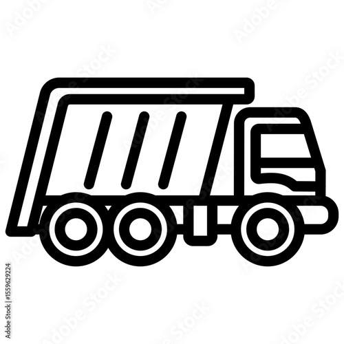 hoarding cleanup line icon