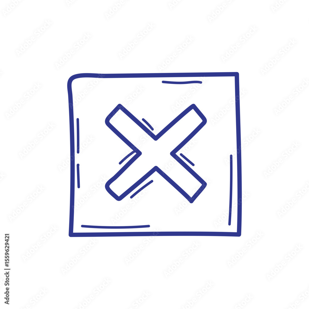 Obraz premium Hand Drawn Doodle Scribble Art