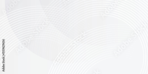 White geometric abstract background overlap layer on bright space with lines effect decoration. Modern graphic design vector eps10