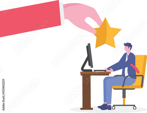 Bonus, benefit or incentive program to motivate exhausted employee, money or salary raising,

