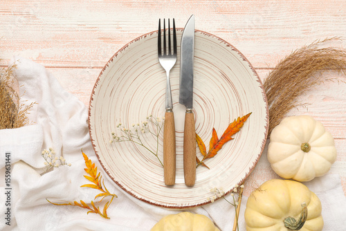 Autumnal thanksgiving dinne...